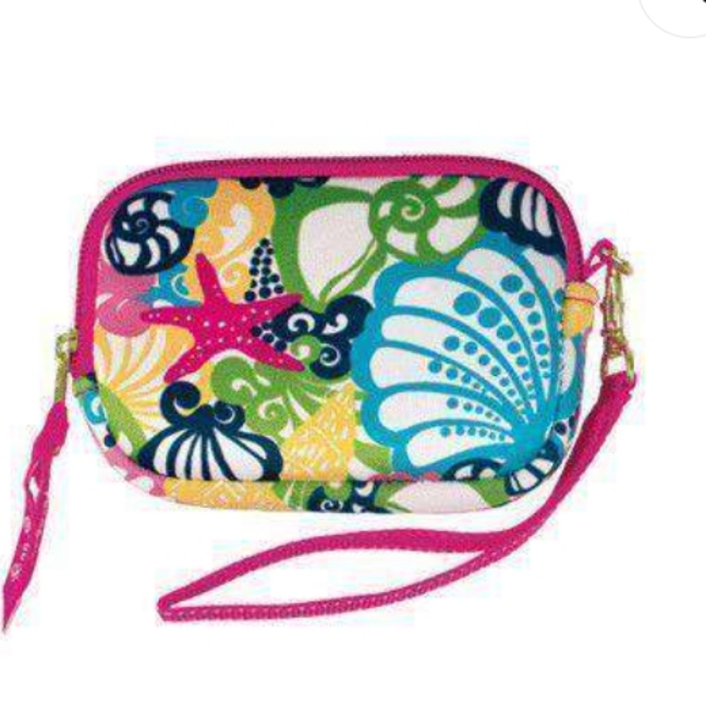 Lilly Pulitzer Wristlet in Chiquita Bonita Neoprene Zip Around Tech Case
